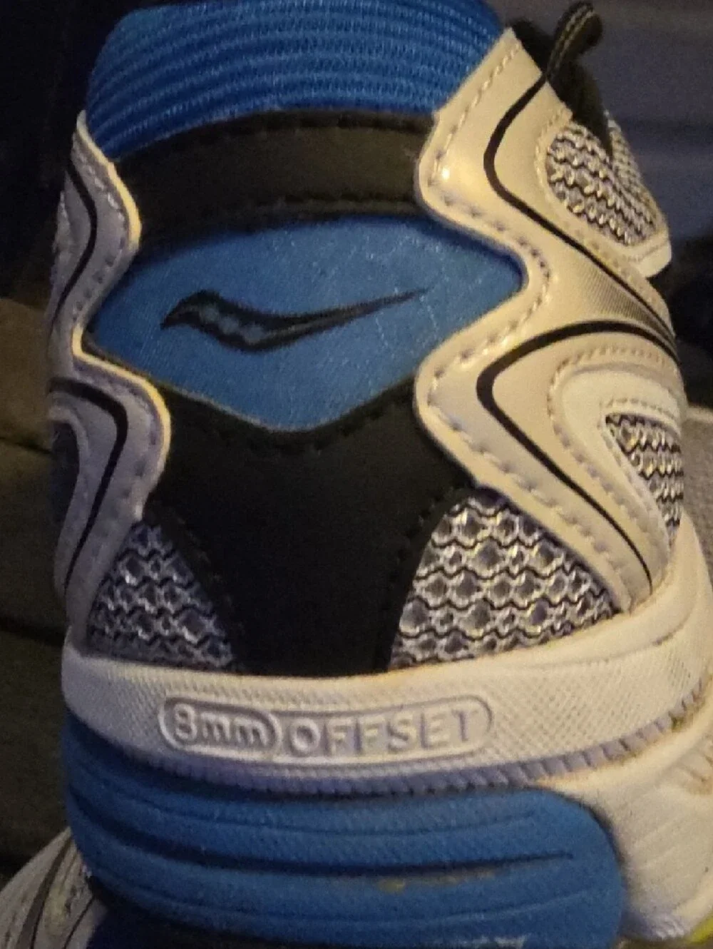 Saucony Power Grid Guide Men's White/Blue Running Sneakers - Size 11